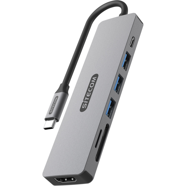 Sitecom 7-in-1 USB-C Power Delivery Multiport dockingstation