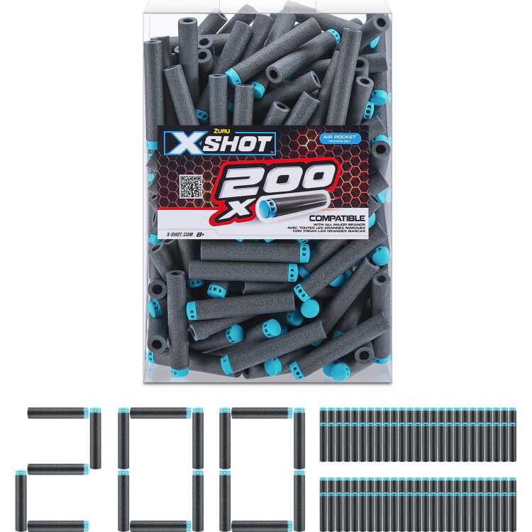 ZURU X-SHOT Refill Darts, 200 Darts dart blaster