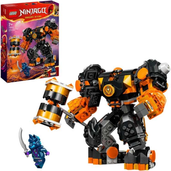 LEGO Ninjago - Cole's elementaire aardemecha Constructiespeelgoed