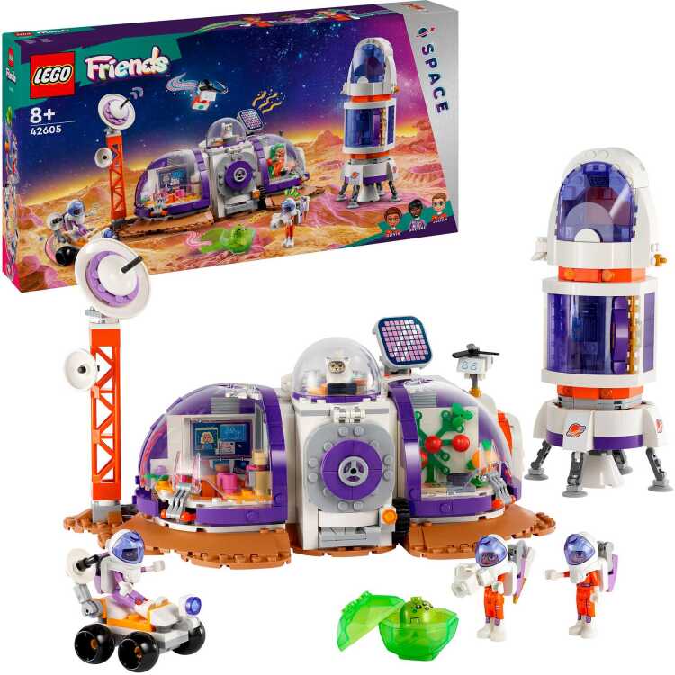 LEGO Friends - Ruimtebasis op Mars en raket Constructiespeelgoed