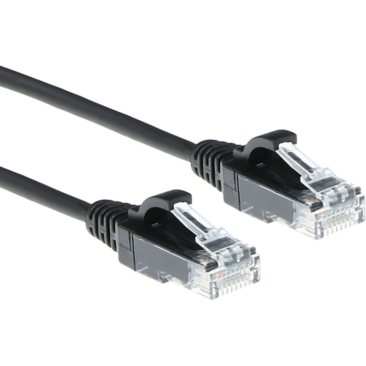 ACT Connectivity LSZH U/UTP CAT6 datacenter slimline patchkabel snagless met RJ45 connectoren