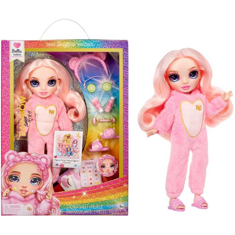 MGA Entertainment Rainbow High Junior High Pyjamaparty-modepop - Bella
