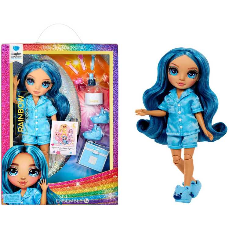 MGA Entertainment Rainbow High Junior High Pyjamaparty-modepop - Skyler