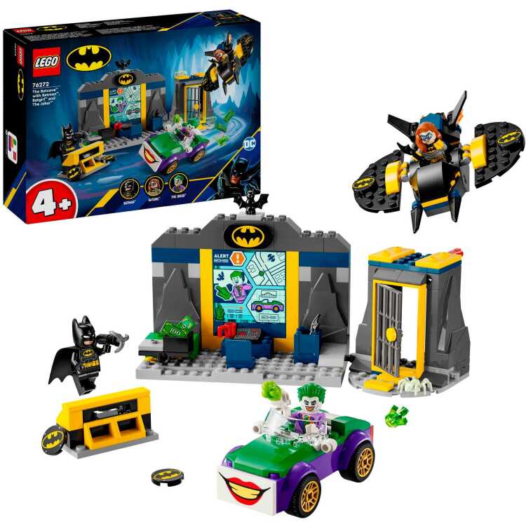 LEGO DC Super Heroes - De Batcave met Batman, Batgirl en The Joker Constructiespeelgoed