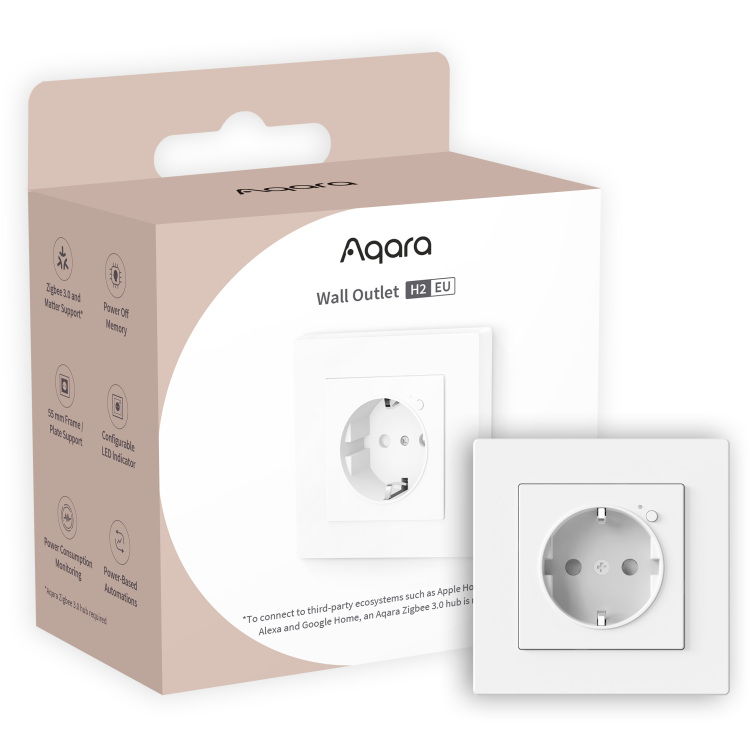 Aqara Wall Outlet H2 EU stekkerdoos