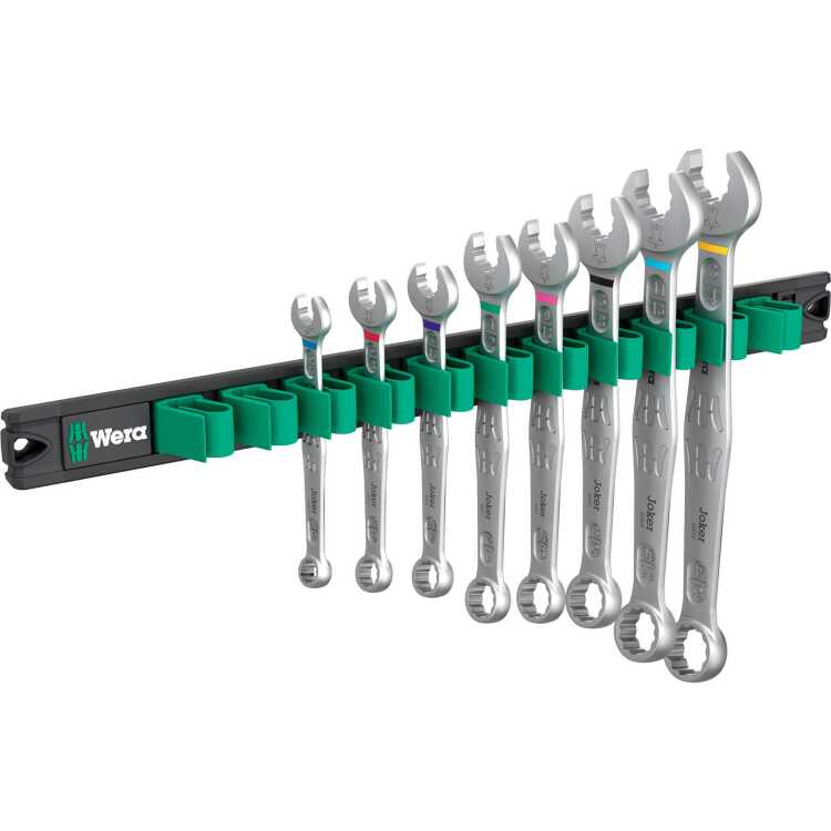 Wera 9642 Magneetstrip 6003 Joker Imperial 1 ringsteeksleutelset moersleutel