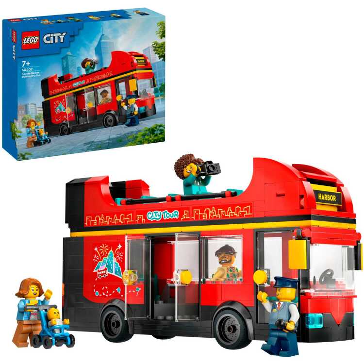 LEGO City - Toeristische rode dubbeldekker Constructiespeelgoed