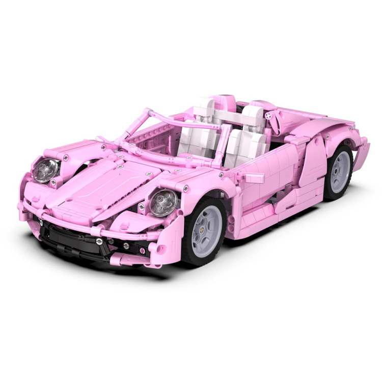 CaDA Sports Car - Pink Holiday Constructiespeelgoed