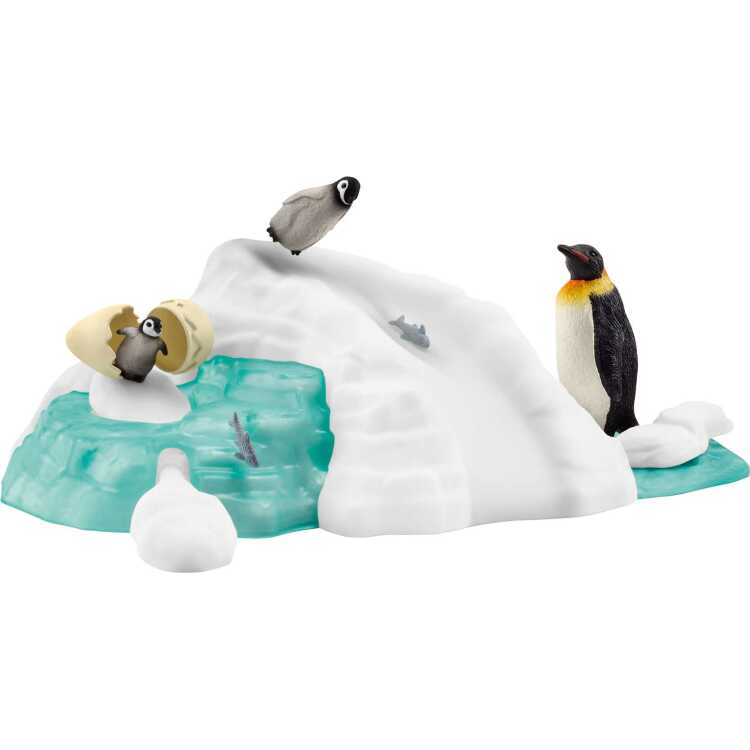 Schleich Wild Life - Pinguïnfamiliepret speelfiguur