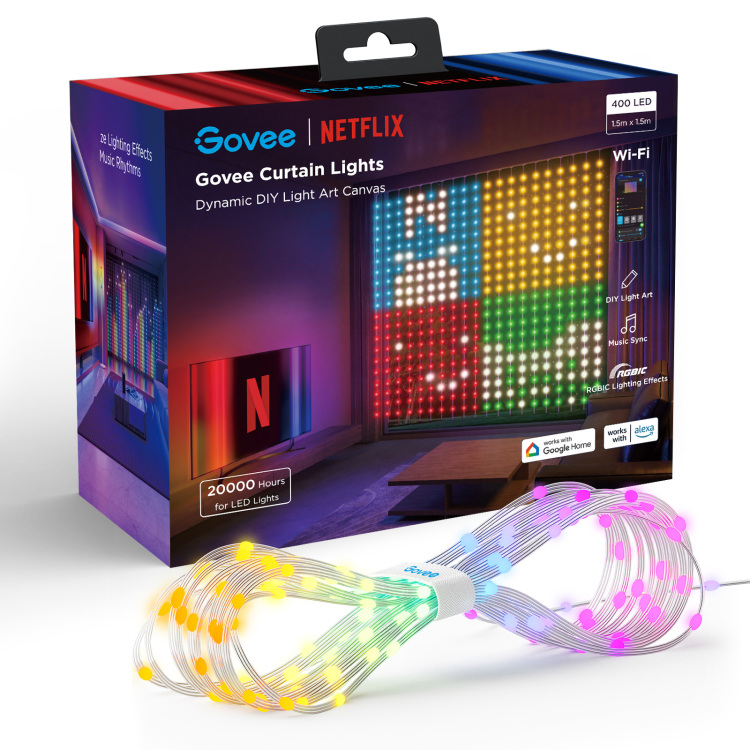 Govee Netflix Curtain Lights sfeerverlichting