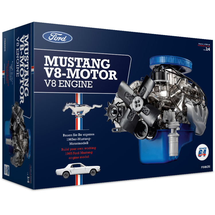 Franzis Ford Mustang V8-motor modelbouw