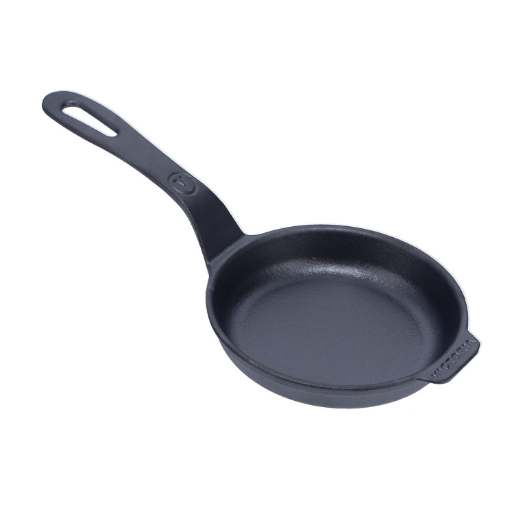 Victoria Mini Skillet 12 cm, Seasoned bak-/braadpan