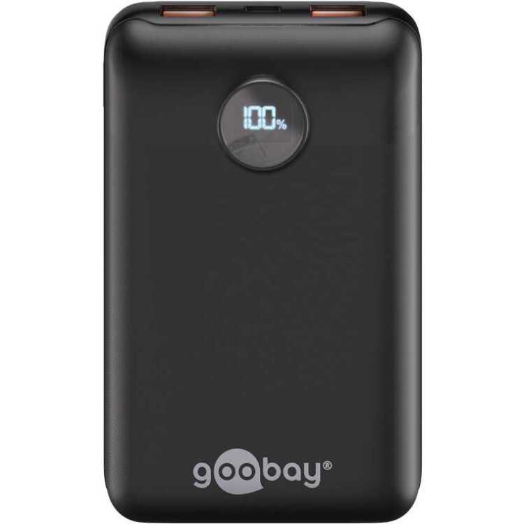 goobay Power Bank Compact 20.000 mAh powerbank