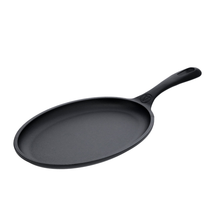 Victoria Fajita Skillet 24 x 17,5 cm, Seasoned bak-/braadpan