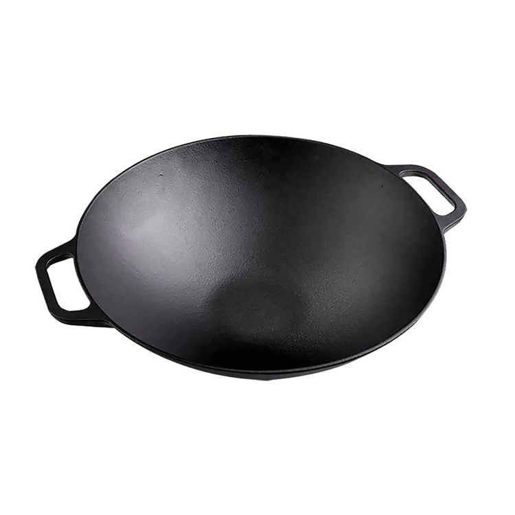 Victoria Wok 35,5 cm, Seasoned bak-/braadpan