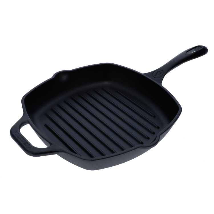 Victoria Square Grillpan 25 cm, Seasoned bak-/braadpan