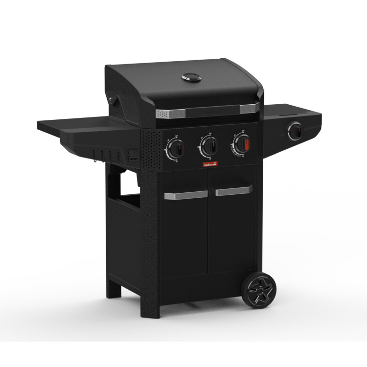Barbecook Luca 312 gasbarbecue met kast en zijbrander
