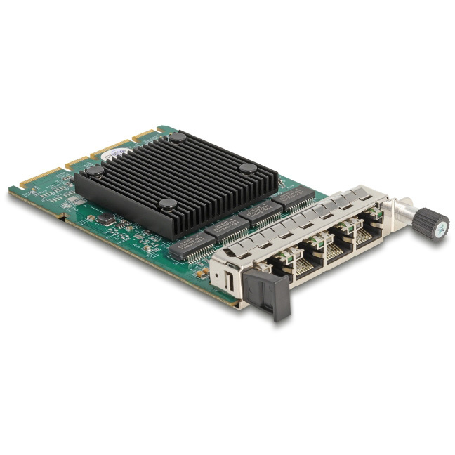 DeLOCK OCP 3.0 Card to 4 x RJ45 Gigabit LAN netwerkadapter