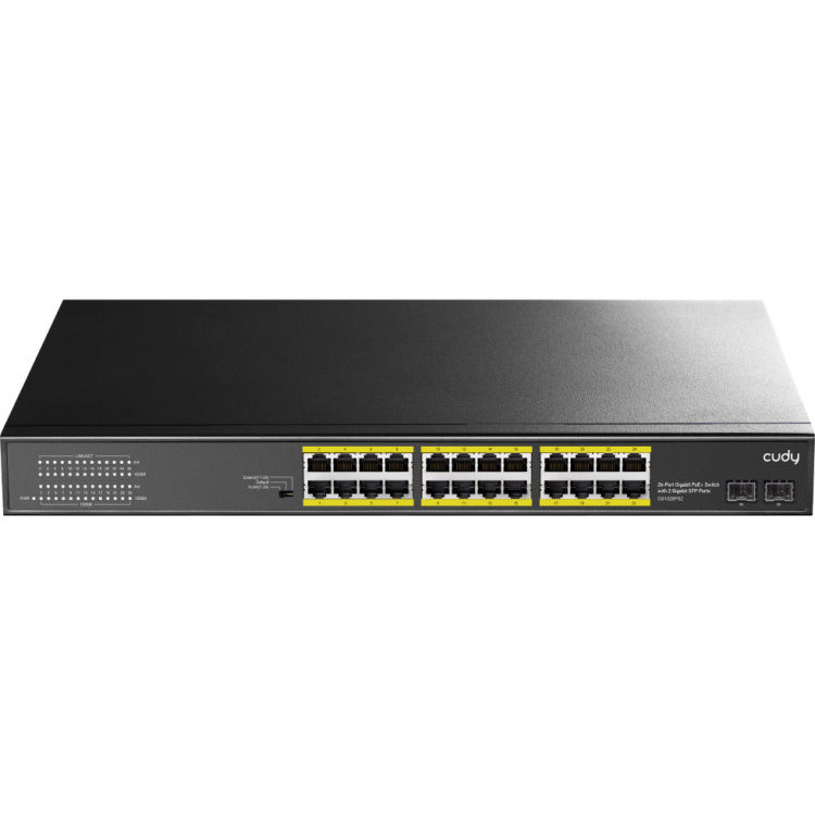 Cudy 24-GbE PoE+ Switch with 2 Uplink SFP