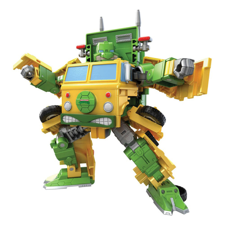 Diverse Transformers x Teenage Mutant Ninja Turtles Action Figure Party Wallop 18 cm speelfiguur