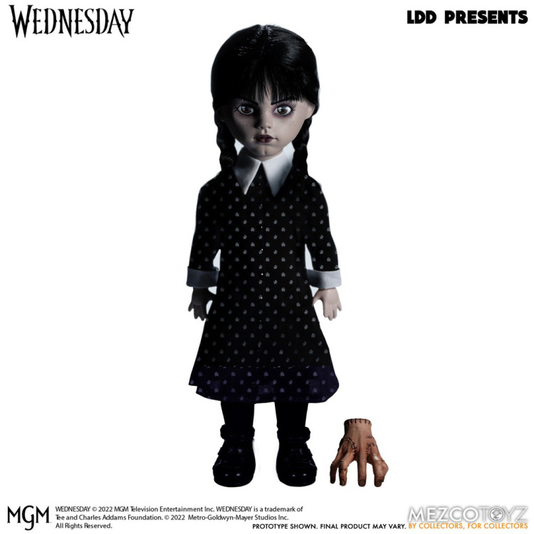 Mezco Toys Living Dead Dolls: Wednesday Addams 10 inch Action Figure speelfiguur