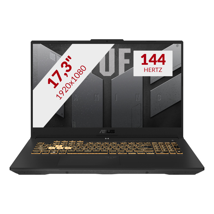 ASUS TUF Gaming F17 FX707VI-HX036W 17.3'' gaming laptop