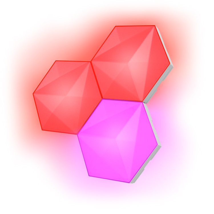 Trust GXT903 VYBZ zeshoekige RGB-lichtpanelen sfeerverlichting