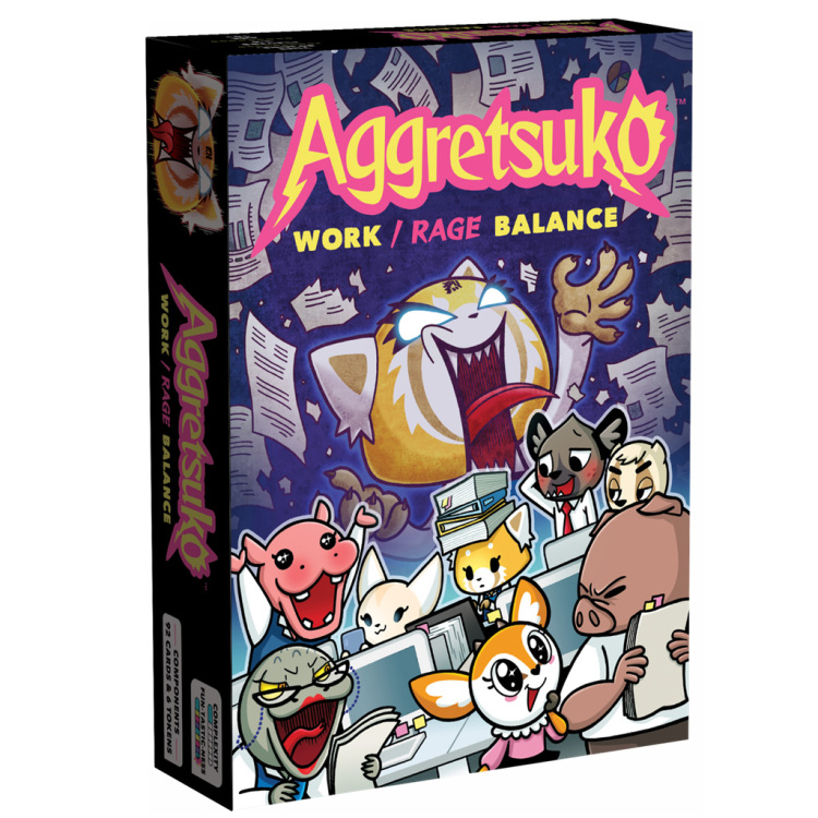European Player Network Aggretsuko: Work/Rage Balance Kaartspel