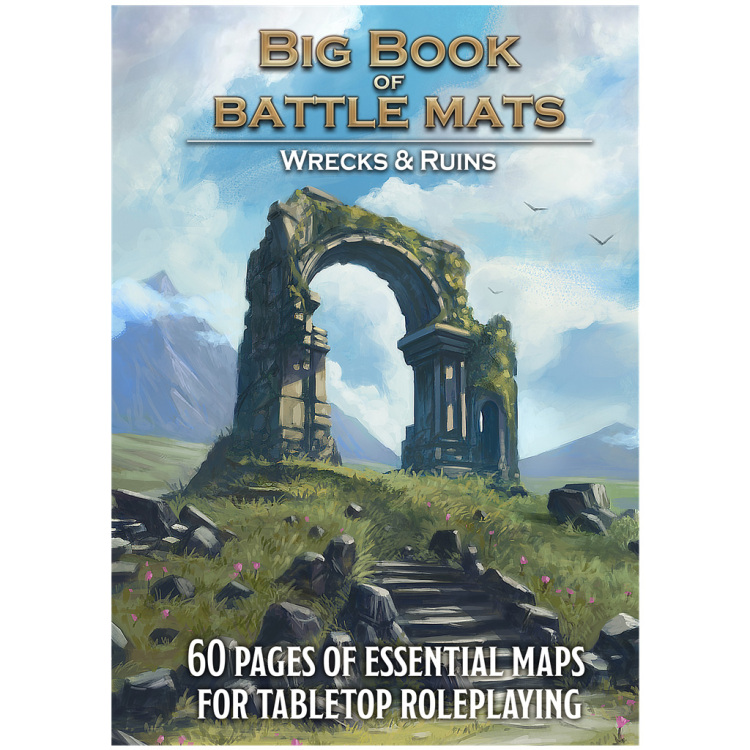 European Player Network Big Book of Battle Mats: Wrecks & Ruins boek