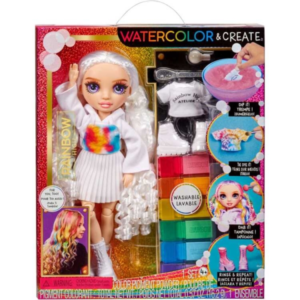 MGA Entertainment Rainbow High Watercolor & Create pop