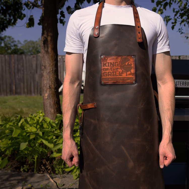 ALTERNATE Lederen BBQ Schort