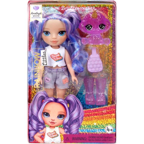 MGA Entertainment Rainbow High Littles - Amethyst Willow pop