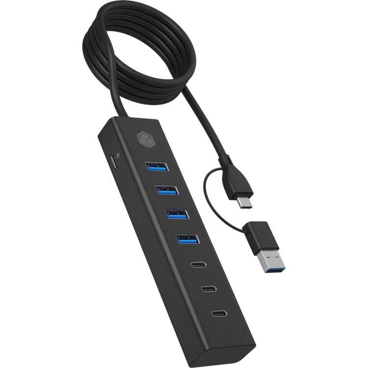 ICY BOX IB-HUB1737-C3 7-Port usb-hub