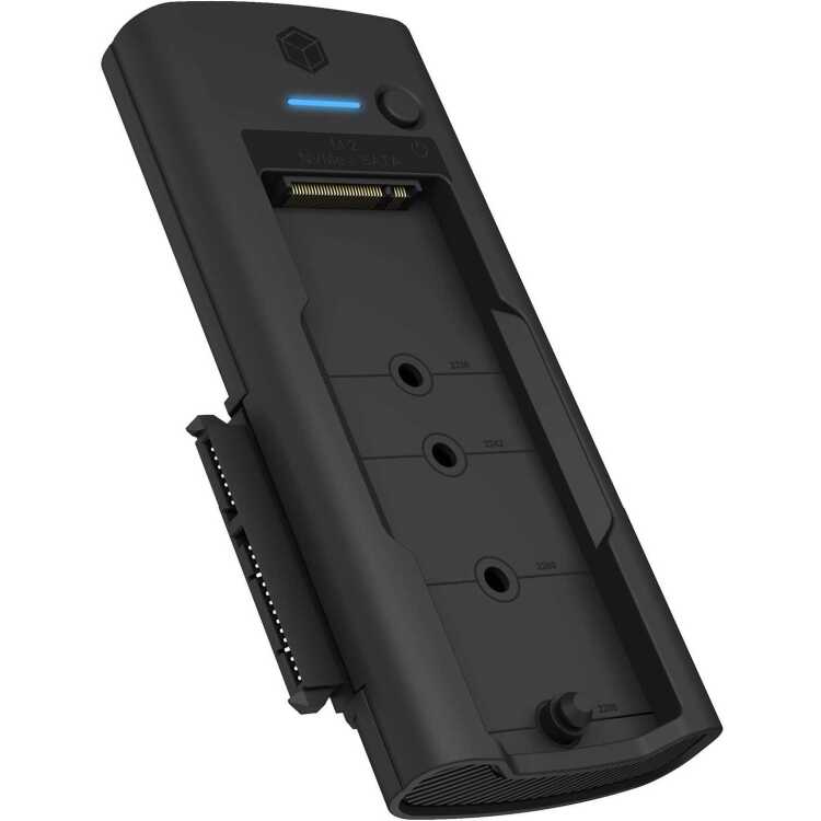 ICY BOX Dockingstation voor NVMe M.2 SSD en SATA-schijf