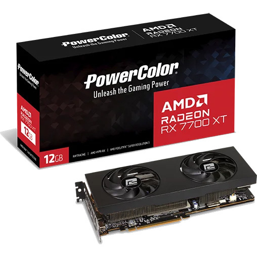 PowerColor Radeon RX 7700 XT 12GB GDDR6 grafische kaart