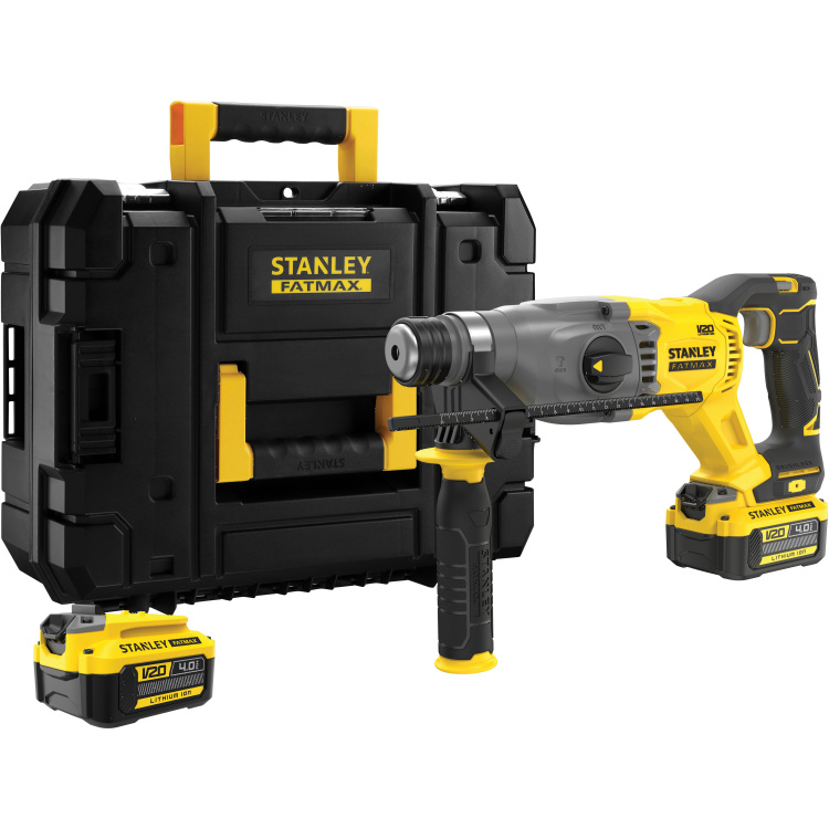 Stanley FATMAX V20 18V borstelloze accu hamerboorcombokit boorhamer