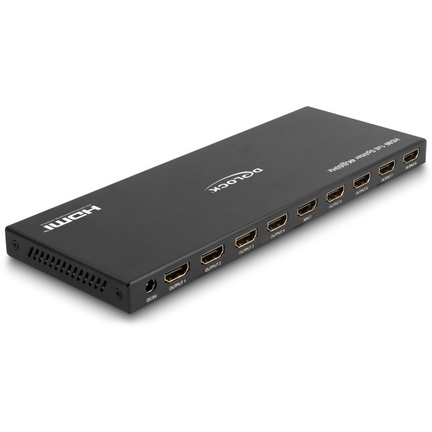 DeLOCK HDMI Splitter 1x HDMI in > 8x HDMI out, 4K 60Hz