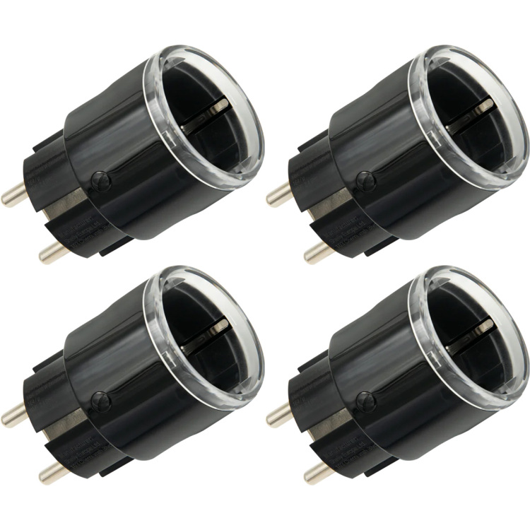 Shelly Plug S Gen3 slimme wifi, 4 stuks stekker