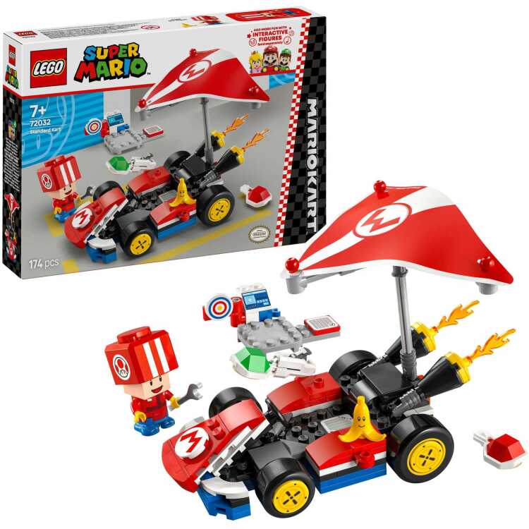 LEGO Super Mario - Mario Kart - Standaardkart Constructiespeelgoed