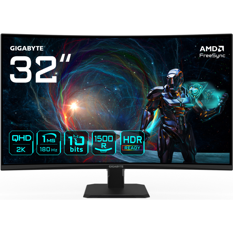 GIGABYTE GS32QCA 31.5'' Curved gaming monitor