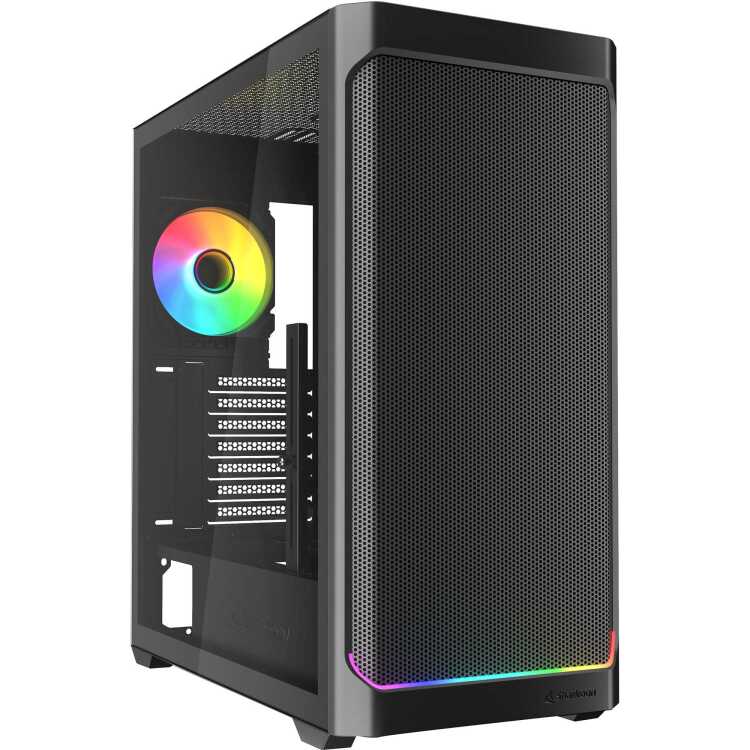 Sharkoon AK4W RGB Strip midi tower behuizing