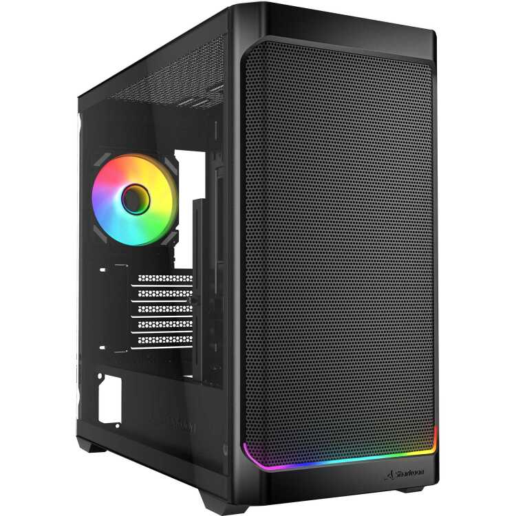 Sharkoon MK4W RGB Strip mini tower behuizing