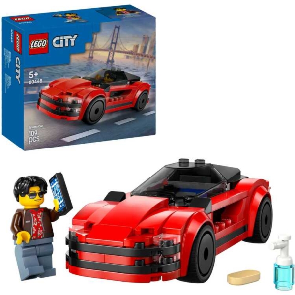LEGO City - Rode sportwagen Constructiespeelgoed