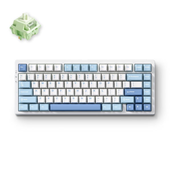 MCHOSE G75 Pro Blue Matcha Latte V2 Tri-mode Gasket Structure Mechanical gaming toetsenbord