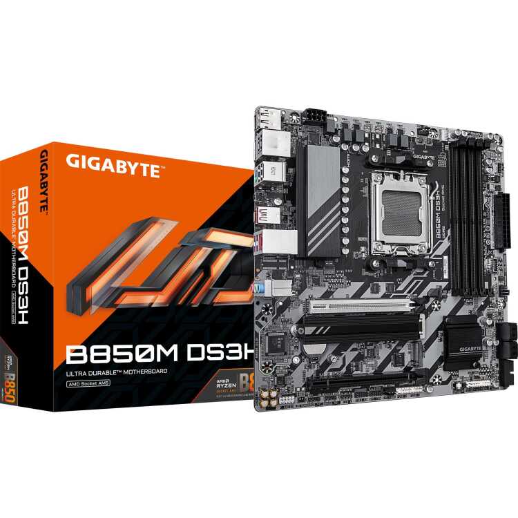 GIGABYTE B850M DS3H moederbord