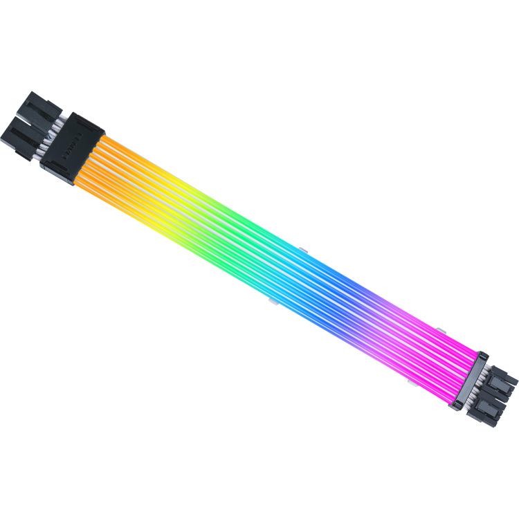 Lian Li Strimer Wireless PW8-1W - 2x6+2-pin RGB GPU verlengkabel