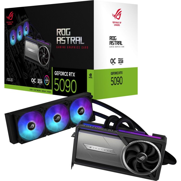 ASUS ROG Astral LC GeForce RTX 5090 OC grafische kaart