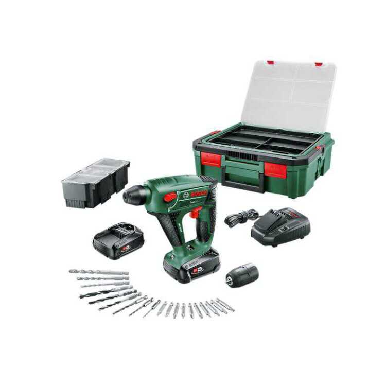Bosch Accuboorhamer Uneo Maxx + SystemBox - 2x 1,5 Ah