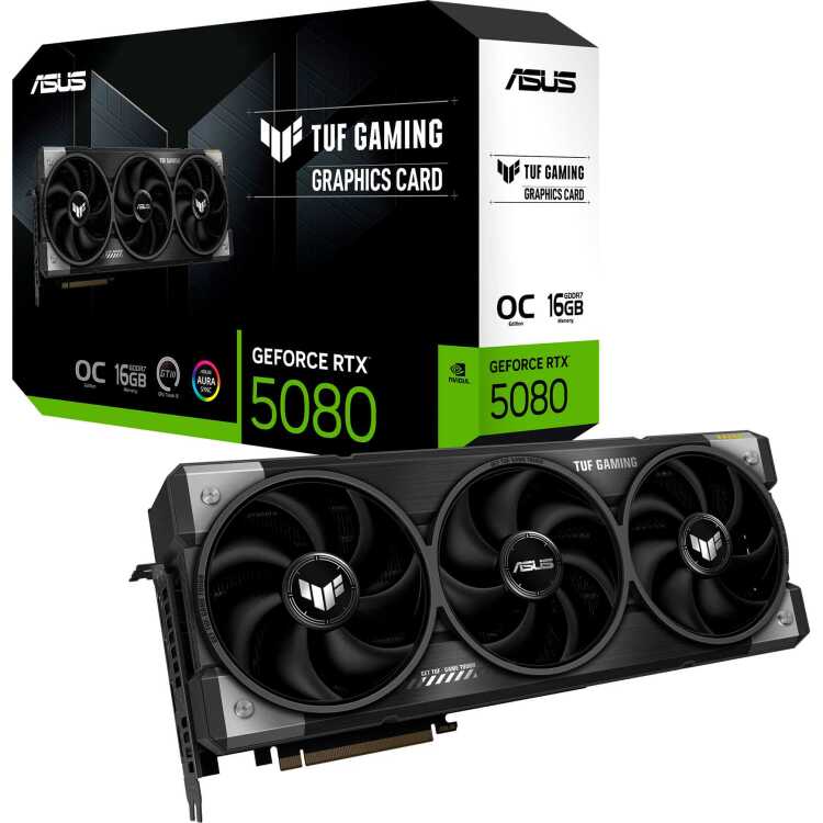 ASUS TUF Gaming GeForce RTX 5080 OC 16GB grafische kaart