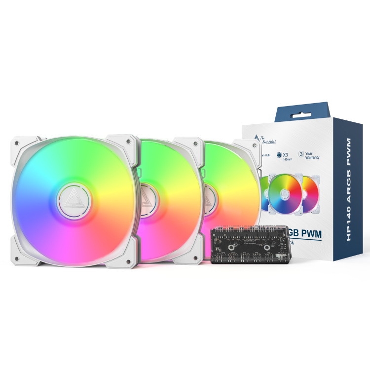 Montech HP140 ARGB PWM 3 in 1 Pack case fan